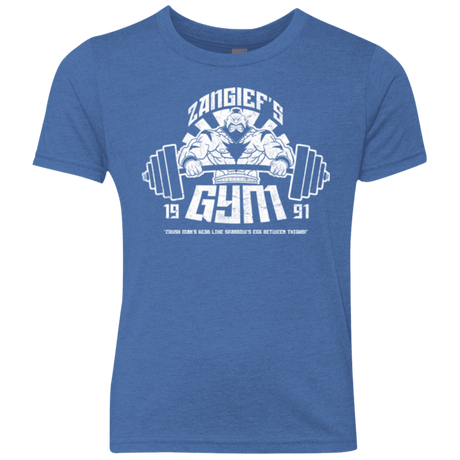 T-Shirts Vintage Royal / YXS Zangief Gym Youth Triblend T-Shirt