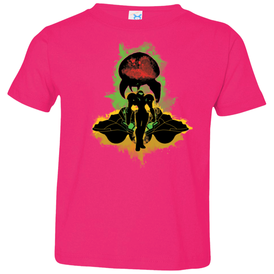 T-Shirts Hot Pink / 2T Zebes Conflict Toddler Premium T-Shirt