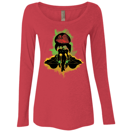 T-Shirts Vintage Red / Small Zebes Conflict Women's Triblend Long Sleeve Shirt