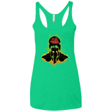 T-Shirts Envy / X-Small Zebes Conflict Women's Triblend Racerback Tank