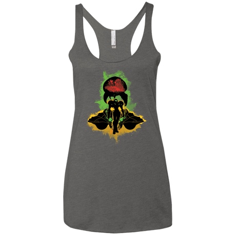 T-Shirts Premium Heather / X-Small Zebes Conflict Women's Triblend Racerback Tank