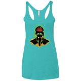 T-Shirts Tahiti Blue / X-Small Zebes Conflict Women's Triblend Racerback Tank