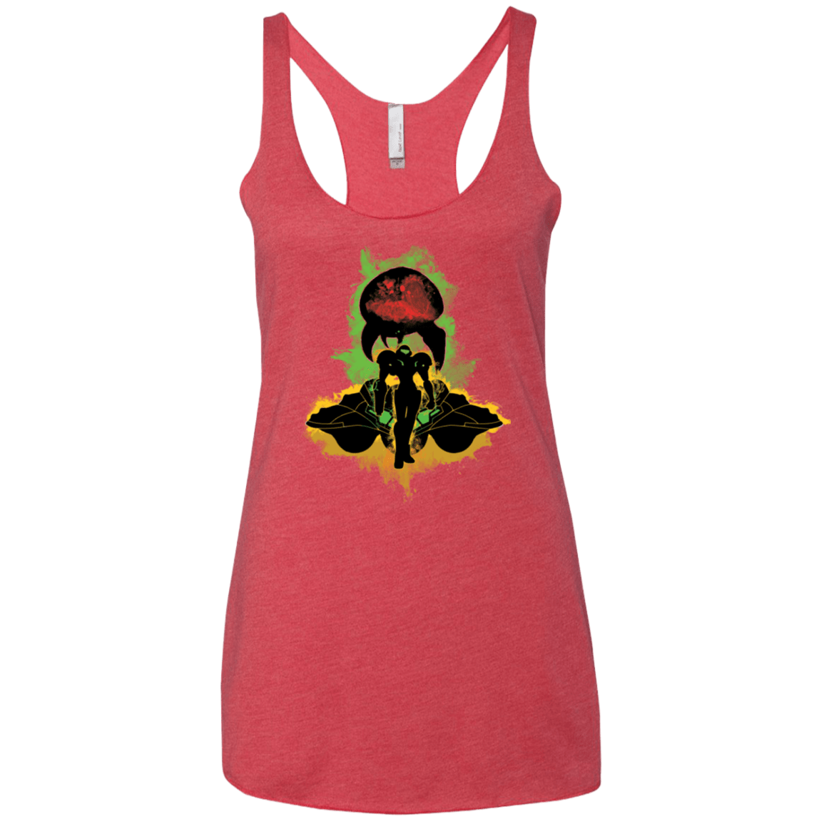 T-Shirts Vintage Red / X-Small Zebes Conflict Women's Triblend Racerback Tank