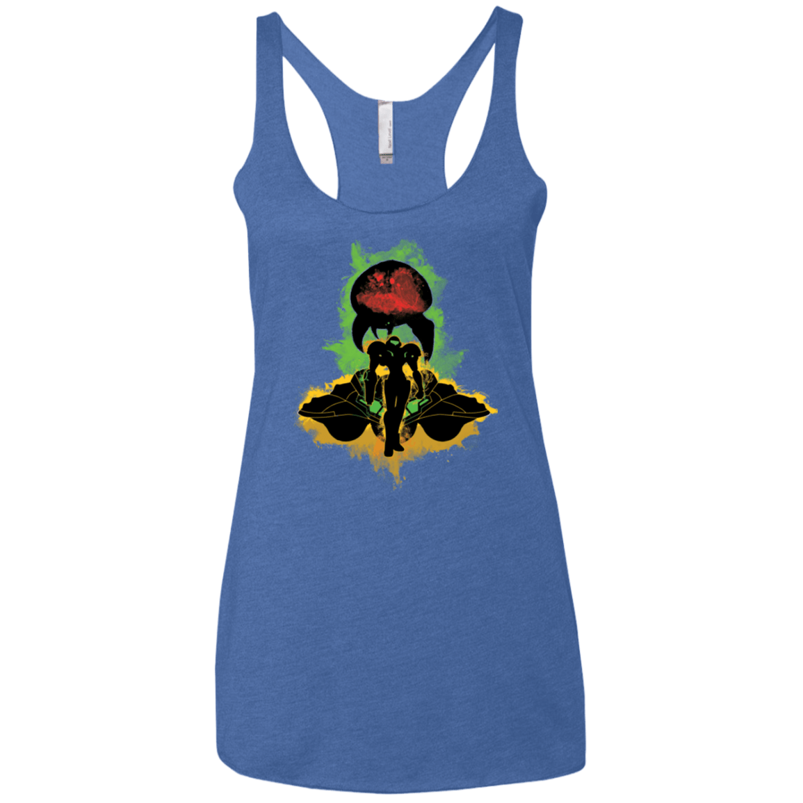 T-Shirts Vintage Royal / X-Small Zebes Conflict Women's Triblend Racerback Tank