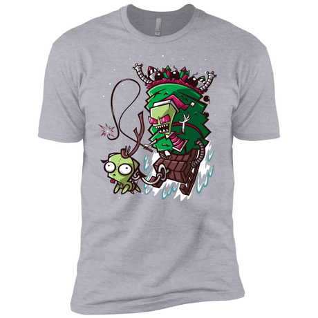 T-Shirts Heather Grey / YXS Zim Stole Christmas Boys Premium T-Shirt