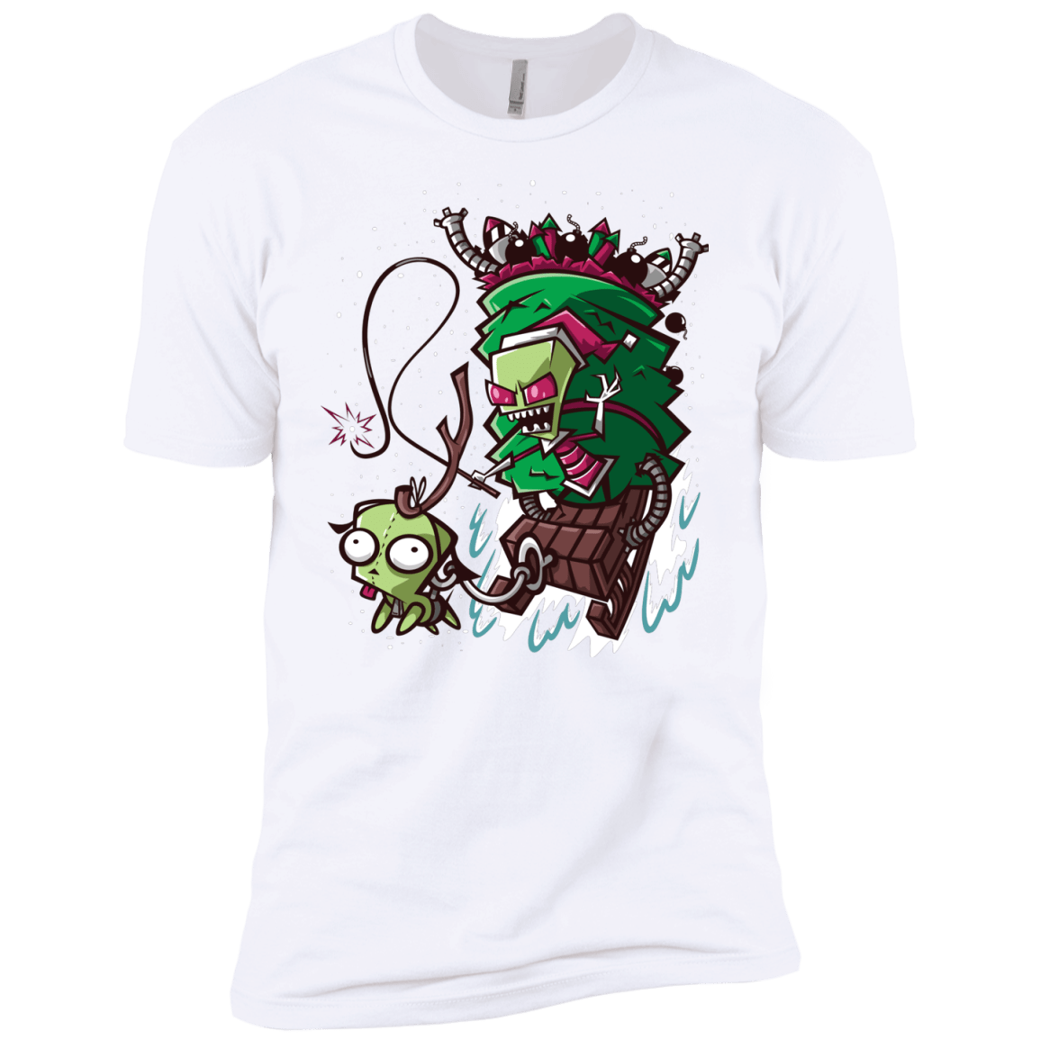 T-Shirts White / YXS Zim Stole Christmas Boys Premium T-Shirt