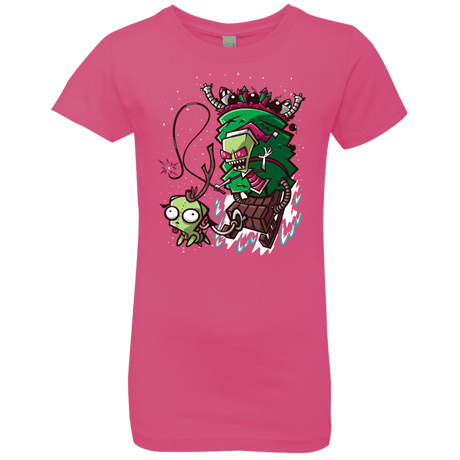 T-Shirts Hot Pink / YXS Zim Stole Christmas Girls Premium T-Shirt