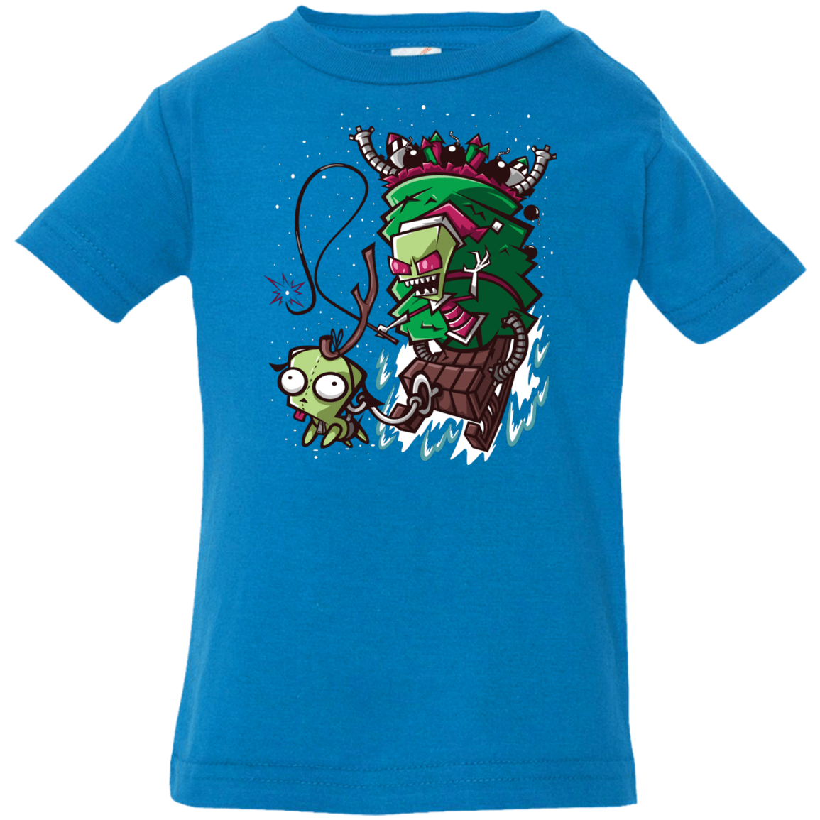 T-Shirts Cobalt / 6 Months Zim Stole Christmas Infant PremiumT-Shirt