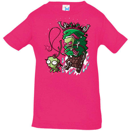 T-Shirts Hot Pink / 6 Months Zim Stole Christmas Infant PremiumT-Shirt