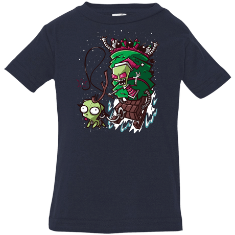 T-Shirts Navy / 6 Months Zim Stole Christmas Infant PremiumT-Shirt