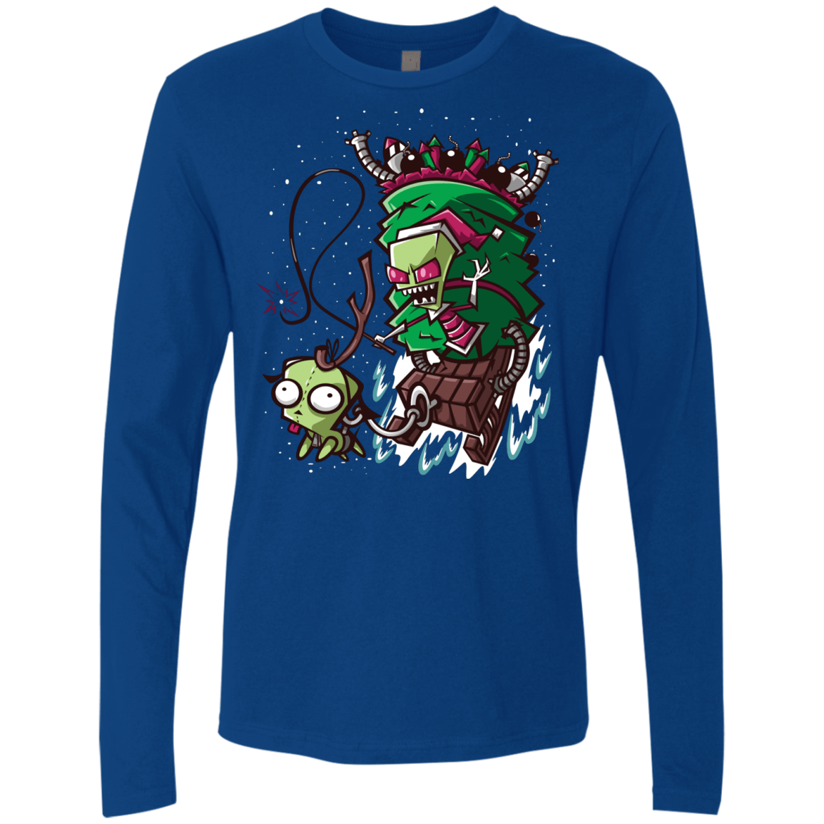 T-Shirts Royal / Small Zim Stole Christmas Men's Premium Long Sleeve