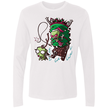 T-Shirts White / Small Zim Stole Christmas Men's Premium Long Sleeve