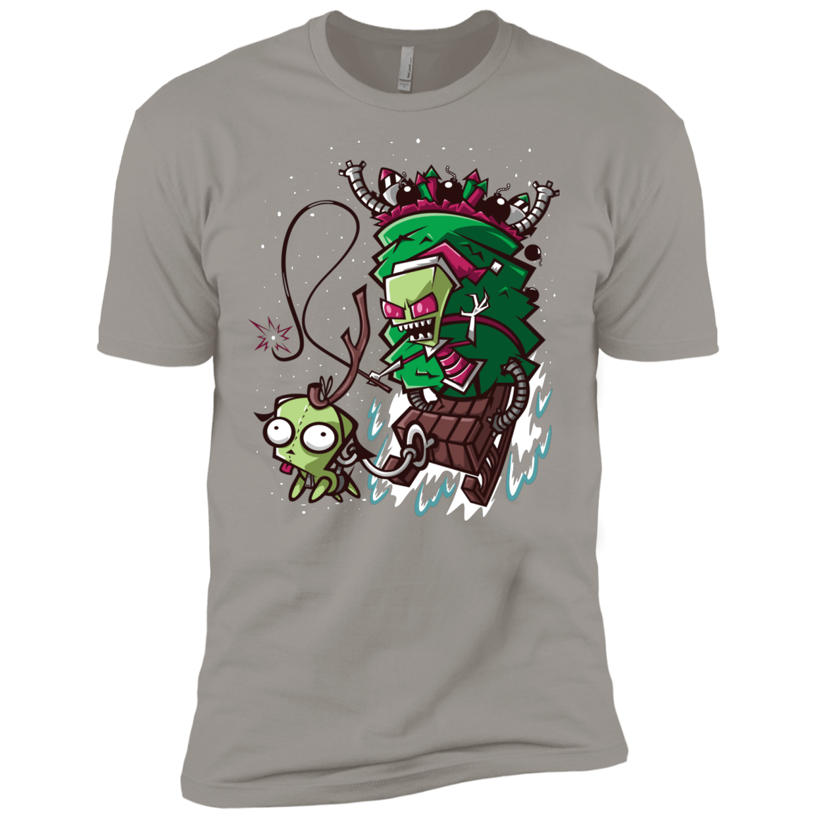 T-Shirts Light Grey / X-Small Zim Stole Christmas Men's Premium T-Shirt