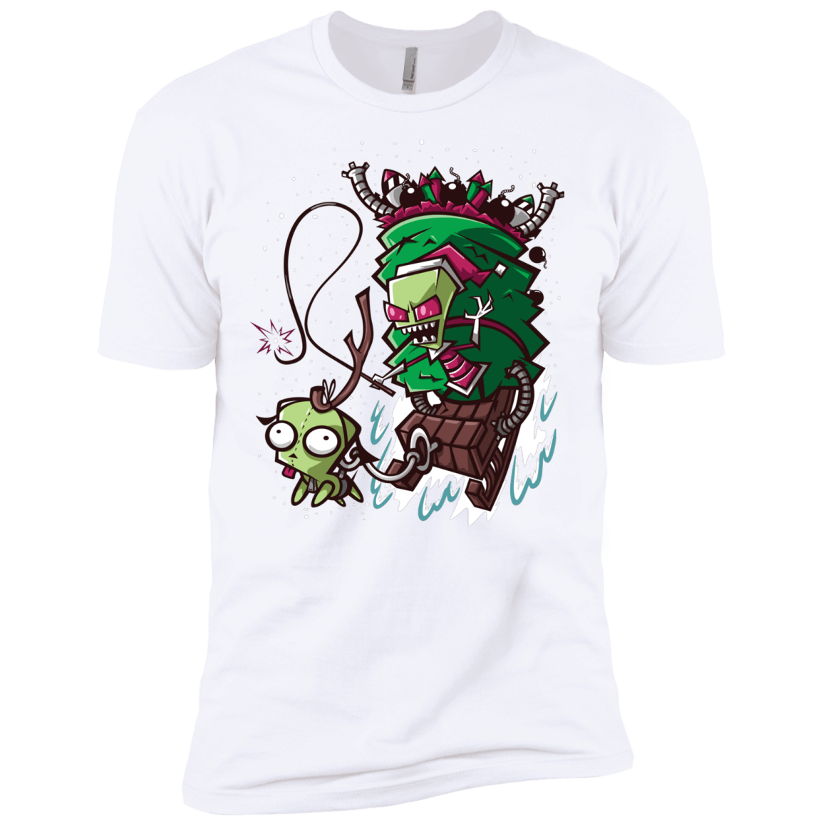 T-Shirts White / X-Small Zim Stole Christmas Men's Premium T-Shirt