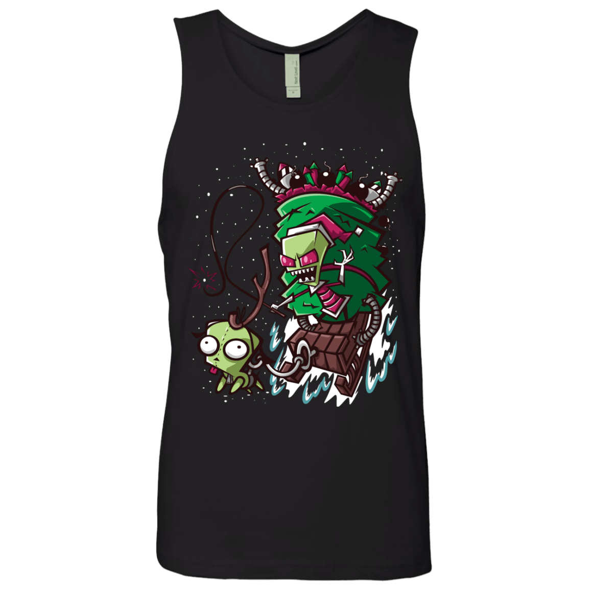 T-Shirts Black / Small Zim Stole Christmas Men's Premium Tank Top