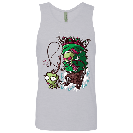 T-Shirts Heather Grey / Small Zim Stole Christmas Men's Premium Tank Top