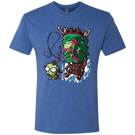 T-Shirts Vintage Royal / Small Zim Stole Christmas Men's Triblend T-Shirt