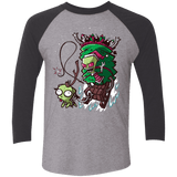 T-Shirts Premium Heather/ Vintage Black / X-Small Zim Stole Christmas Triblend 3/4 Sleeve