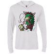 T-Shirts Heather White / X-Small Zim Stole Christmas Triblend Long Sleeve Hoodie Tee