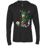 T-Shirts Vintage Black / X-Small Zim Stole Christmas Triblend Long Sleeve Hoodie Tee