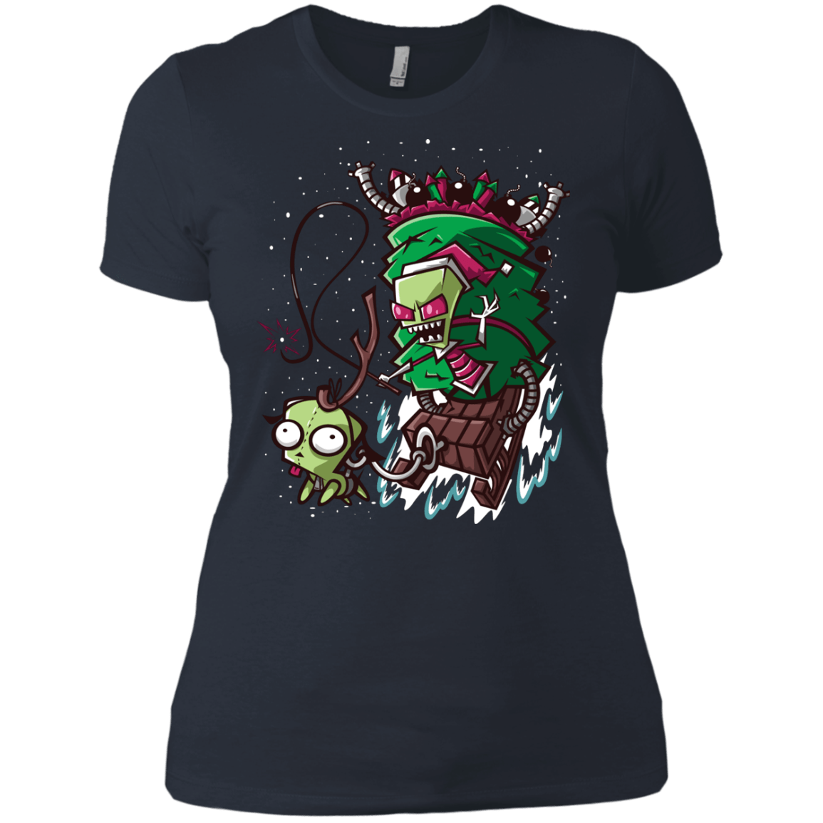 T-Shirts Indigo / X-Small Zim Stole Christmas Women's Premium T-Shirt