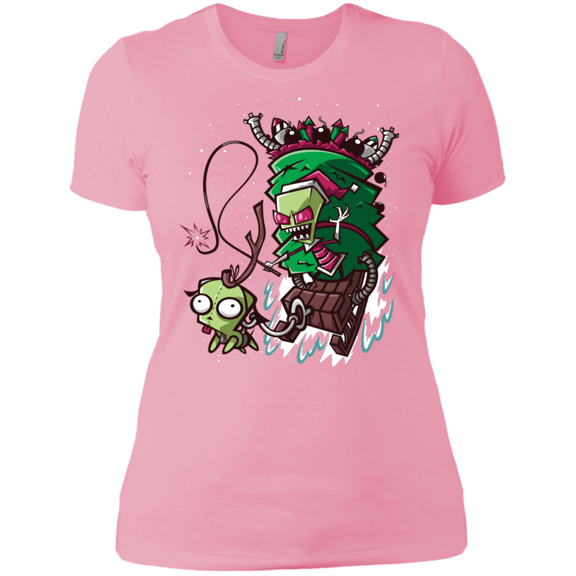 T-Shirts Light Pink / X-Small Zim Stole Christmas Women's Premium T-Shirt