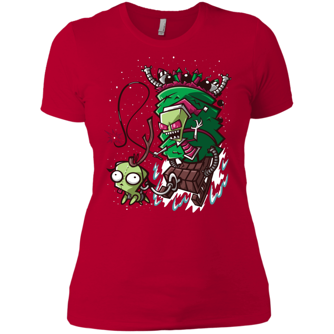 T-Shirts Red / X-Small Zim Stole Christmas Women's Premium T-Shirt