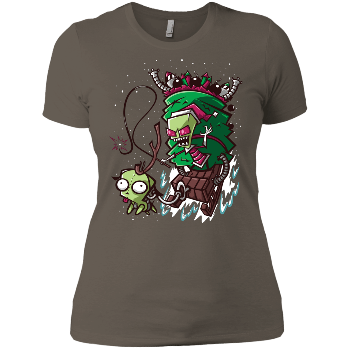 T-Shirts Warm Grey / X-Small Zim Stole Christmas Women's Premium T-Shirt