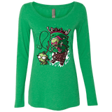 T-Shirts Envy / Small Zim Stole Christmas Women's Triblend Long Sleeve Shirt