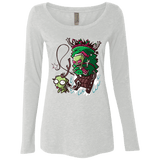 T-Shirts Heather White / Small Zim Stole Christmas Women's Triblend Long Sleeve Shirt