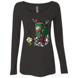 T-Shirts Vintage Black / Small Zim Stole Christmas Women's Triblend Long Sleeve Shirt