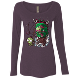 T-Shirts Vintage Purple / Small Zim Stole Christmas Women's Triblend Long Sleeve Shirt