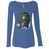 T-Shirts Vintage Royal / Small Zim Stole Christmas Women's Triblend Long Sleeve Shirt