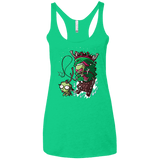 T-Shirts Envy / X-Small Zim Stole Christmas Women's Triblend Racerback Tank