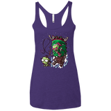 T-Shirts Purple / X-Small Zim Stole Christmas Women's Triblend Racerback Tank