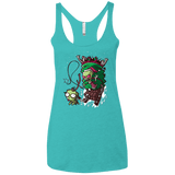 T-Shirts Tahiti Blue / X-Small Zim Stole Christmas Women's Triblend Racerback Tank