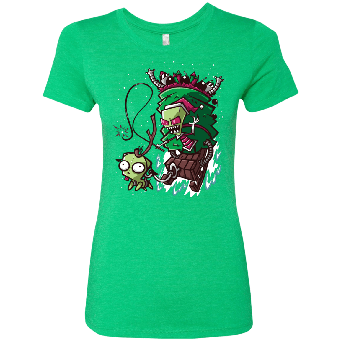 T-Shirts Envy / Small Zim Stole Christmas Women's Triblend T-Shirt