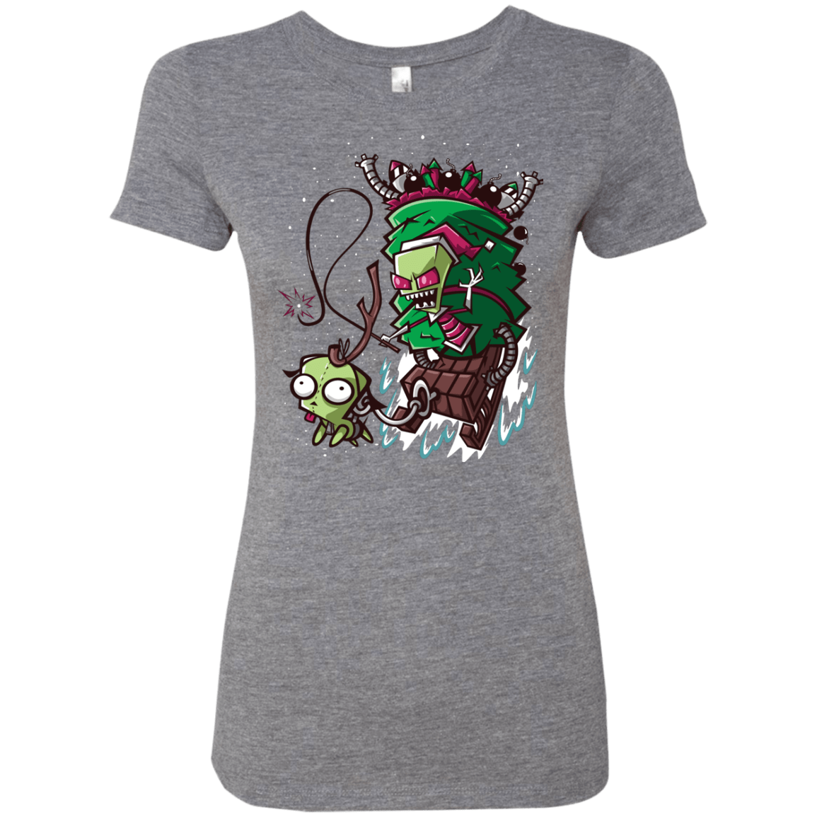 T-Shirts Premium Heather / Small Zim Stole Christmas Women's Triblend T-Shirt