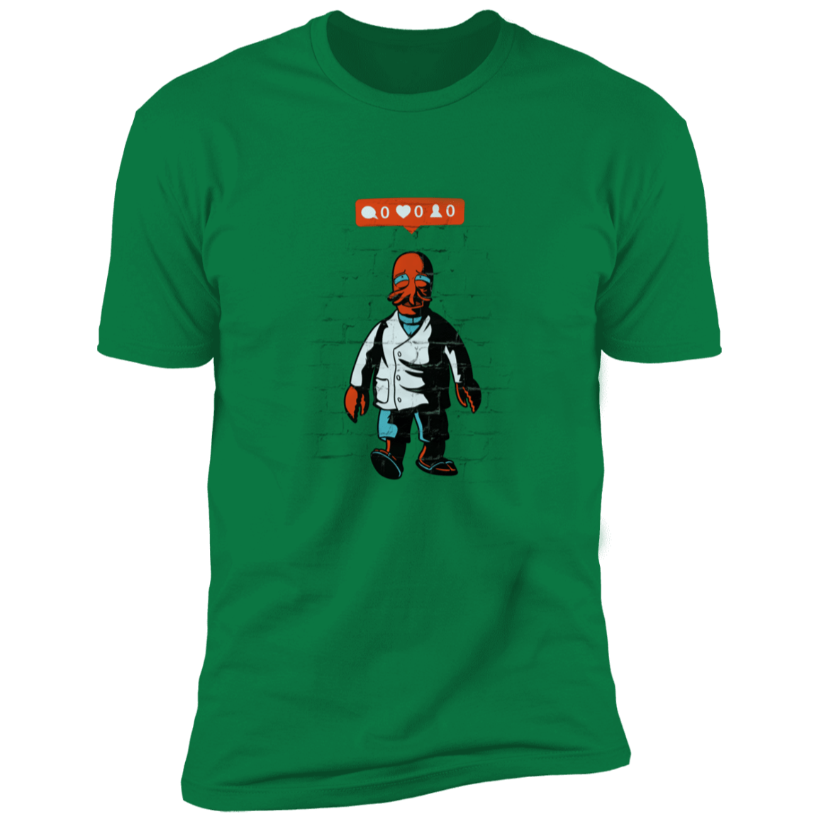 T-Shirts Kelly Green / S Zoidberg Without Friends Men's Premium T-Shirt