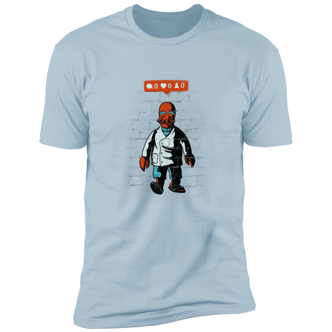 T-Shirts Light Blue / S Zoidberg Without Friends Men's Premium T-Shirt