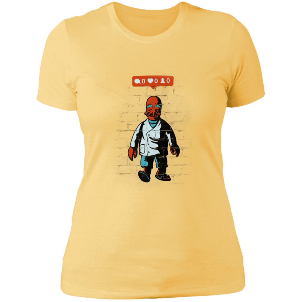 T-Shirts Banana Cream/ / S Zoidberg Without Friends Women's Premium T-Shirt