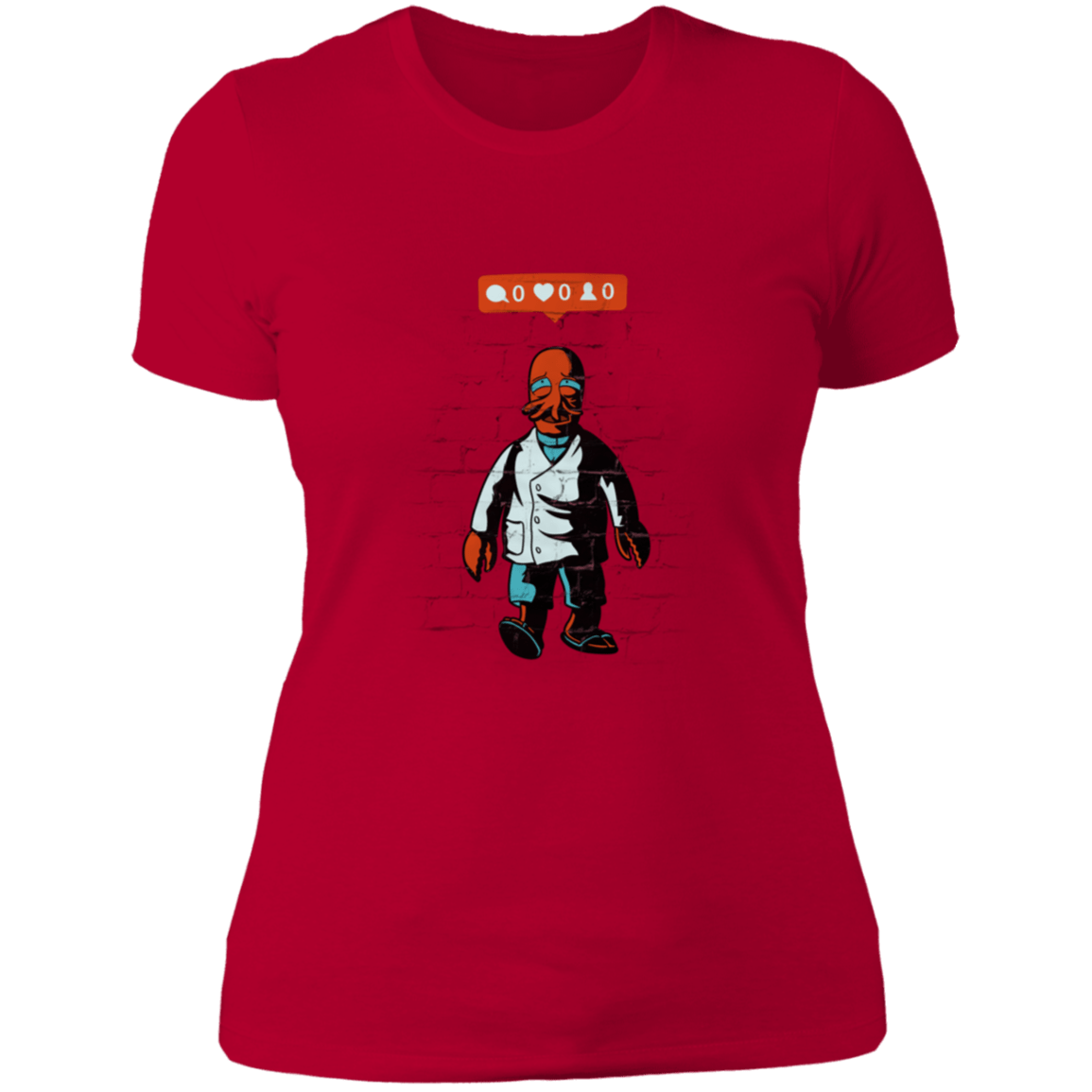 T-Shirts Red / S Zoidberg Without Friends Women's Premium T-Shirt