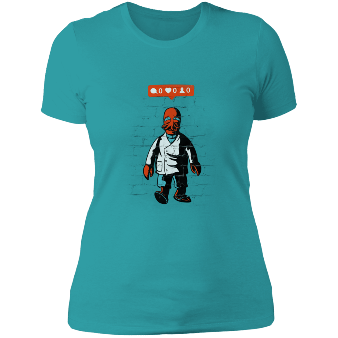 T-Shirts Tahiti Blue / S Zoidberg Without Friends Women's Premium T-Shirt