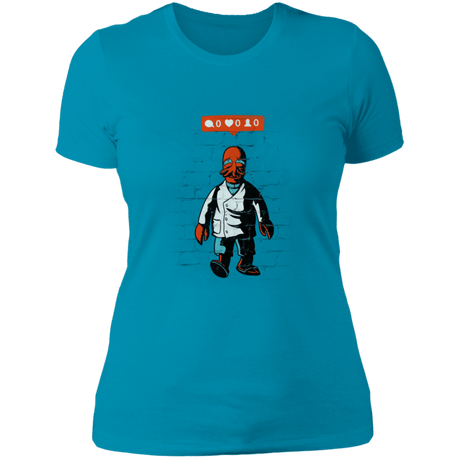 T-Shirts Turquoise / S Zoidberg Without Friends Women's Premium T-Shirt