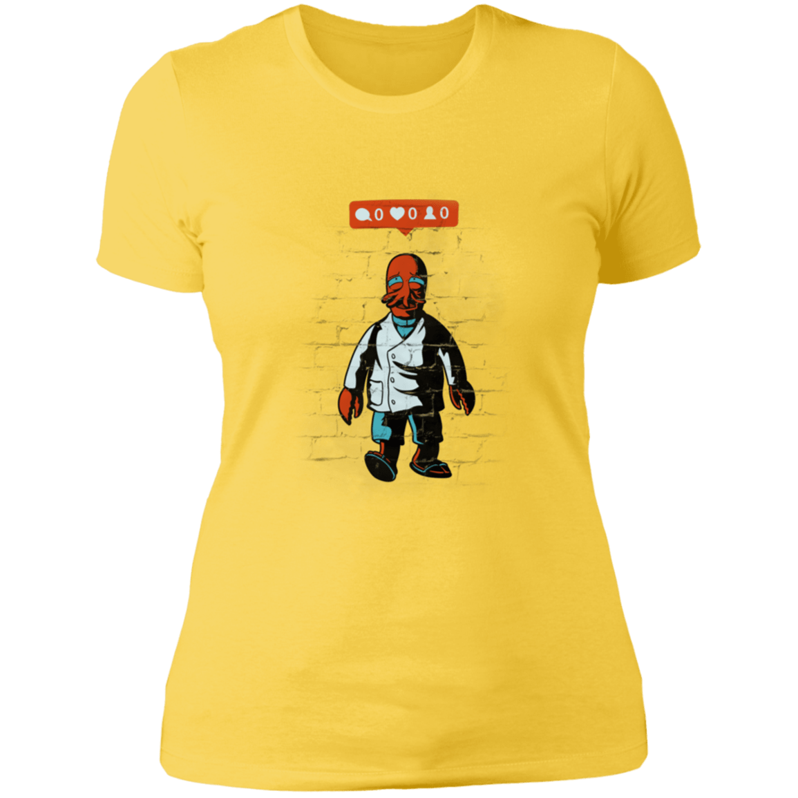 T-Shirts Vibrant Yellow / S Zoidberg Without Friends Women's Premium T-Shirt