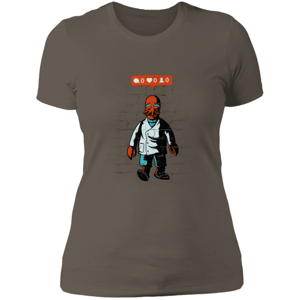 T-Shirts Warm Grey / S Zoidberg Without Friends Women's Premium T-Shirt