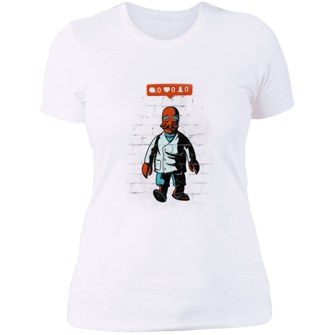 T-Shirts White / S Zoidberg Without Friends Women's Premium T-Shirt