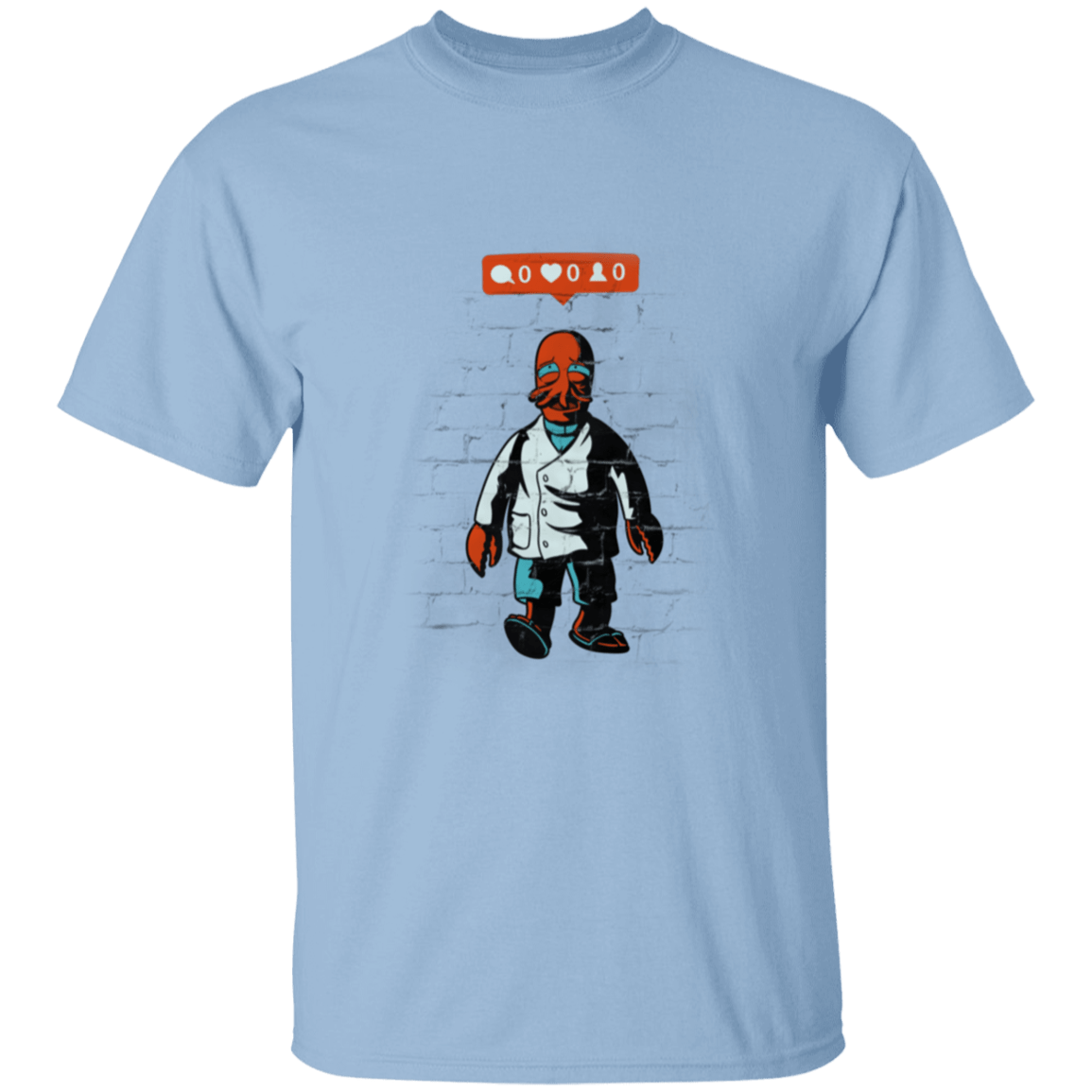 T-Shirts Light Blue / YXS Zoidberg Without Friends Youth T-Shirt