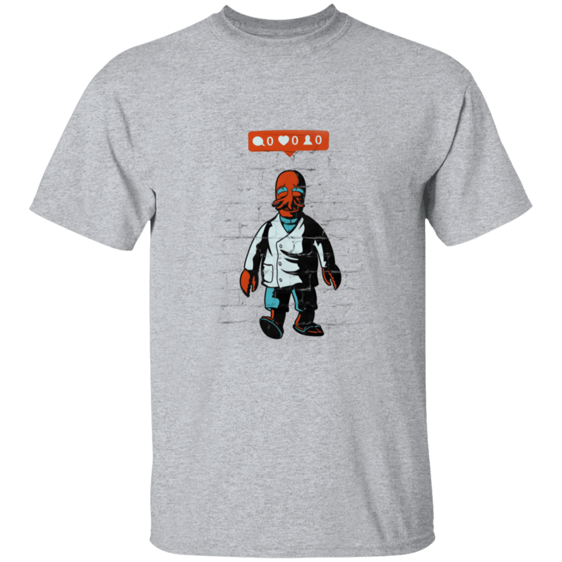 T-Shirts Sport Grey / YXS Zoidberg Without Friends Youth T-Shirt