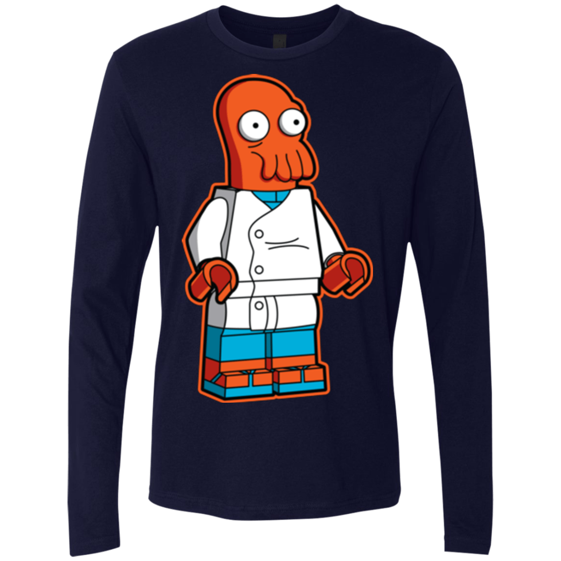 T-Shirts Midnight Navy / Small Zoidbrick Men's Premium Long Sleeve